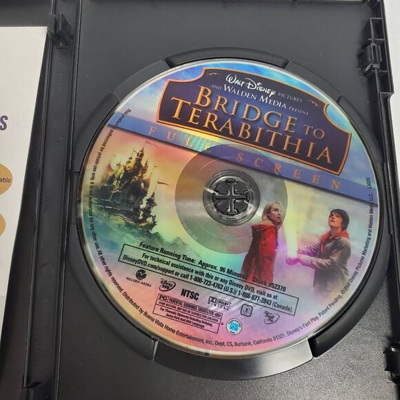 Bridge to Terabithia DVD Disney Family Adventure - Picture 2 of 3